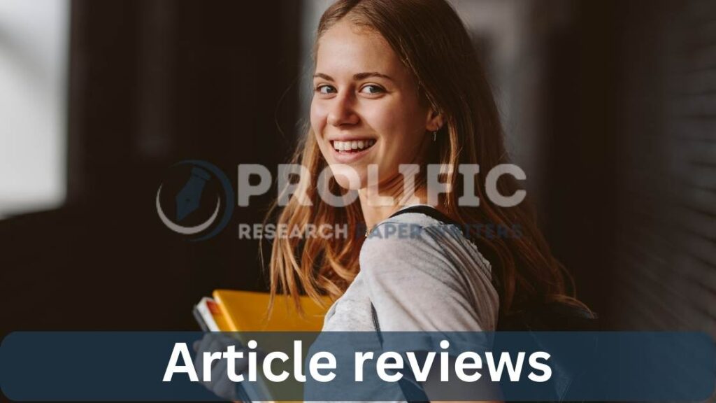 Article reviews