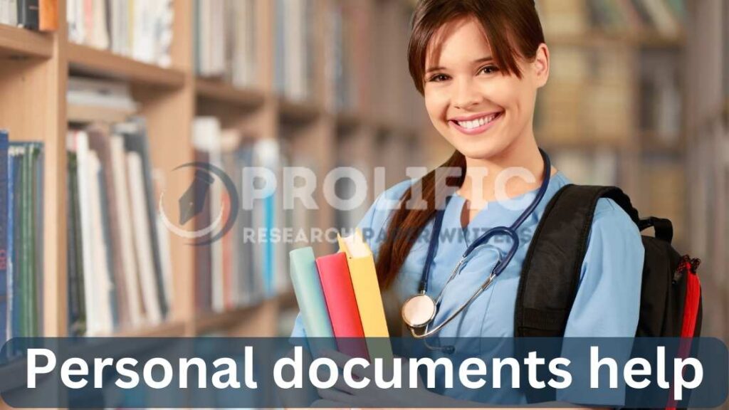 Personal documents help